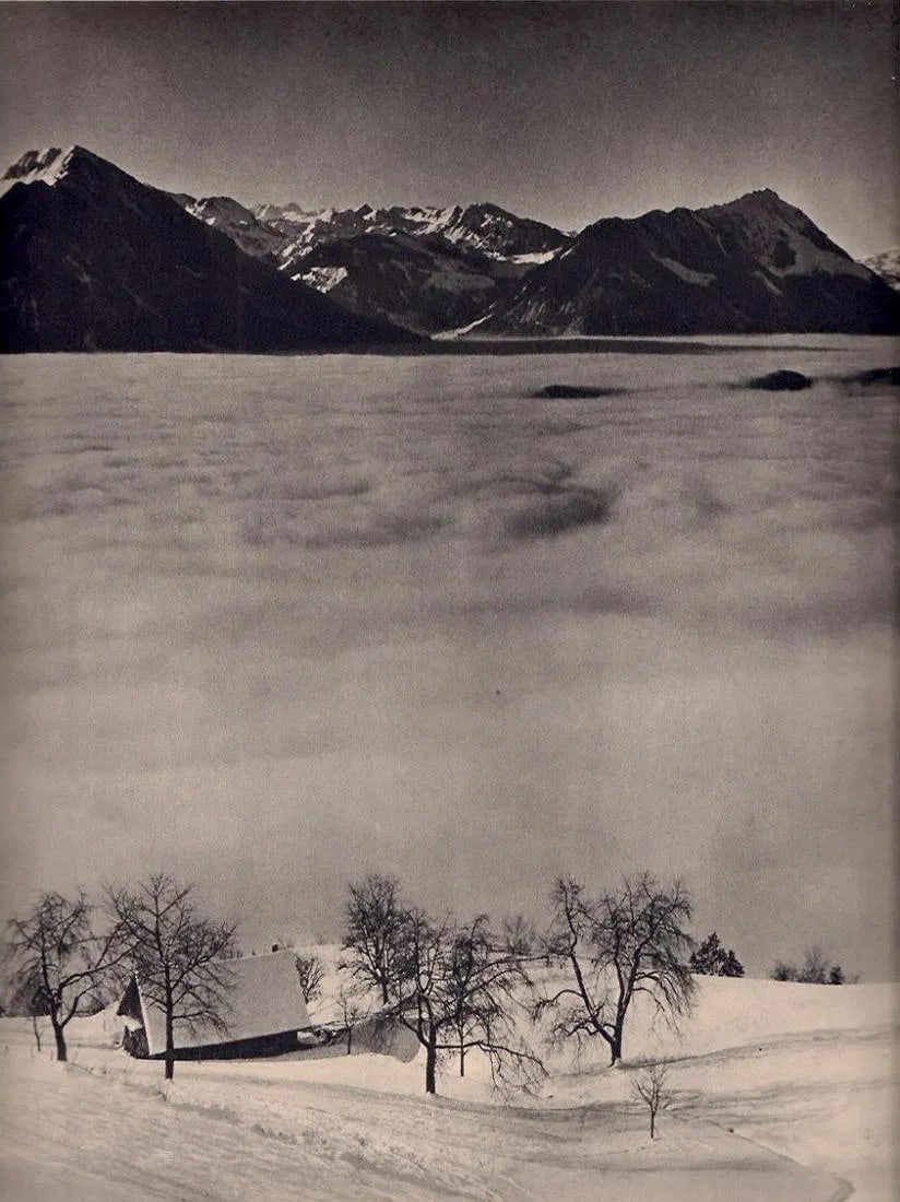 Eidenbenz Print: Eidenbenz Print. Paysage. Printed in 1937. 9.00 x 11.00 inches Not hand-signed unless otherwise stated. Photomechanical Print. Lots that contain nudity have been partially obscured in the listing; unb