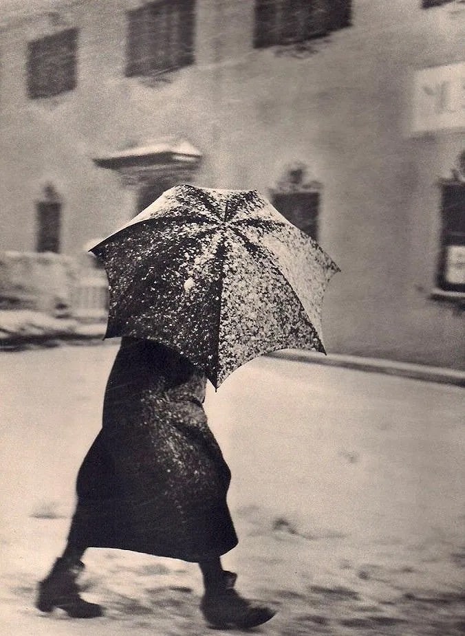 Eidenbenz Print: Eidenbenz Print. Bourrasque de Neige. Printed in 1937. 6.50 x 9.00 inches Not hand-signed unless otherwise stated. Photomechanical Print. Lots that contain nudity have been partially obscured in the l