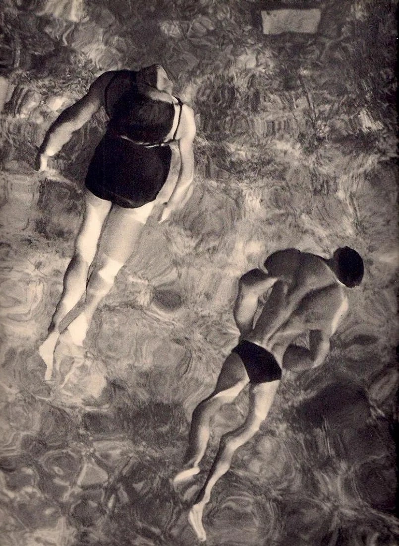 Jagmar Print: Jagmar Print. Entre deux Eaux. Printed in 1937. 9.00 x 11.00 inches Not hand-signed unless otherwise stated. Photomechanical Print. Lots that contain nudity have been partially obscured in the