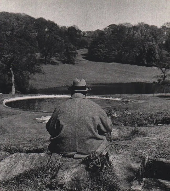 Philippe Halsman (American, 1906-1979) Print: Philippe Halsman (American, 1906-1979) Print. Winston Churchill. Printed in 1972. 10.00 x 11.00 inches. Not hand-signed unless otherwise stated. Photomechanical Print. Lots that contain nudity have be