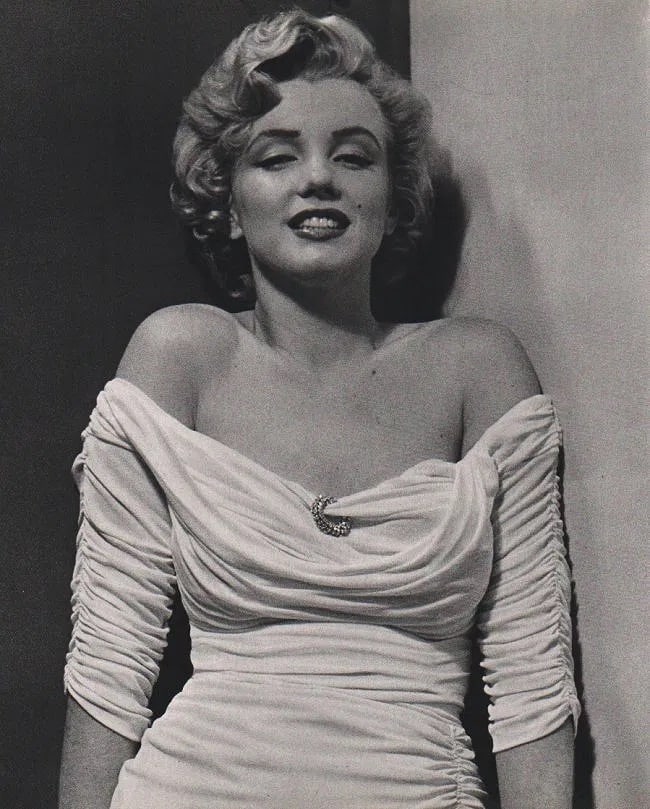 Philippe Halsman (American, 1906-1979) Print: Philippe Halsman (American, 1906-1979) Print. Marilyn Monroe. Printed in 1972. 9.00 x 11.00 inches. Not hand-signed unless otherwise stated. Photomechanical Print. Lots that contain nudity have been p