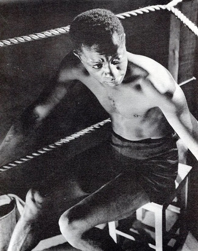 Martin Bruehl (American, 1895-1980) Print: Martin Bruehl (American, 1895-1980) Print. Fighter-Study. Printed in 1929. 7.00 x 9.50 inches. Not hand-signed unless otherwise stated. Photomechanical Print. Lots that contain nudity have been partia
