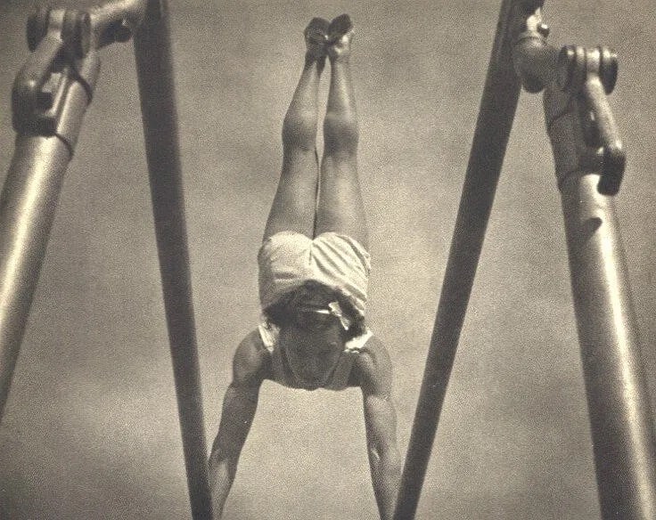 Leni Riefenstahl (German, 1902-2003) Print: Leni Riefenstahl (German, 1902-2003) Print. American Caruzzio. Printed in 1937, Germany. Copperplate gravure. 7.50 x 6.00 inches. Not hand-signed unless otherwise stated. Photomechanical Print. Lots