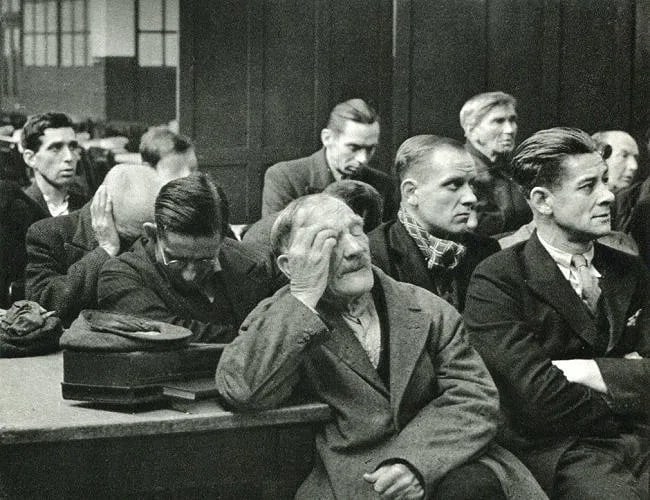 Kurt Hutton (German-born, 1893-1960) Print: Kurt Hutton (German-born, 1893-1960) Print. Salvation Army Hostel. Printed in 1975. 6.50 x 5.00 inches. Not hand-signed unless otherwise stated. Photomechanical Print. Lots that contain nudity have be