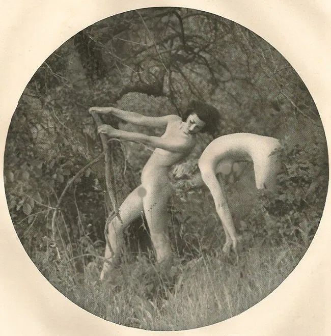 Alfred Cheney Johnston (American, 1885-1971) Print: Alfred Cheney Johnston (American, 1885-1971) Print. Nude. Printed in 1937. 7" round inches