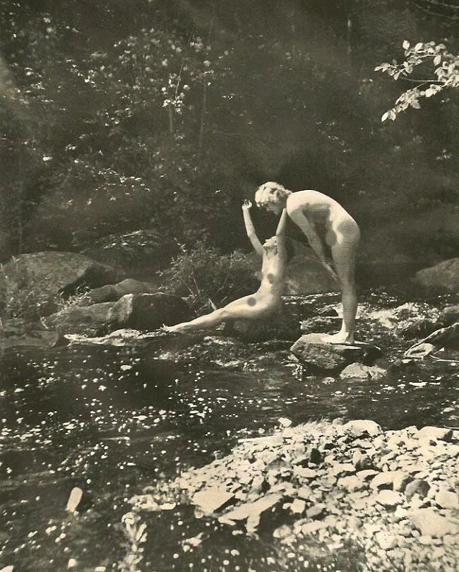 Alfred Cheney Johnston (American, 1885-1971) Print: Alfred Cheney Johnston (American, 1885-1971) Print. Nude. Printed in 1937. 7" x 8.5" round inches