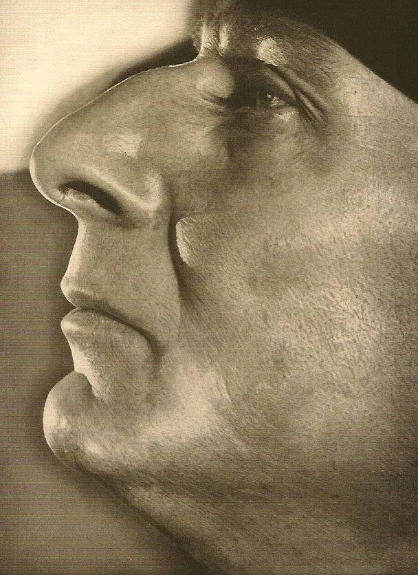 Helmar Lerski (France, 1871-1956) Print: Helmar Lerski (France, 1871-1956) Print. Deutscher Kohlenarbeiter. Printed in 1931. 6" x 8.5" round inches