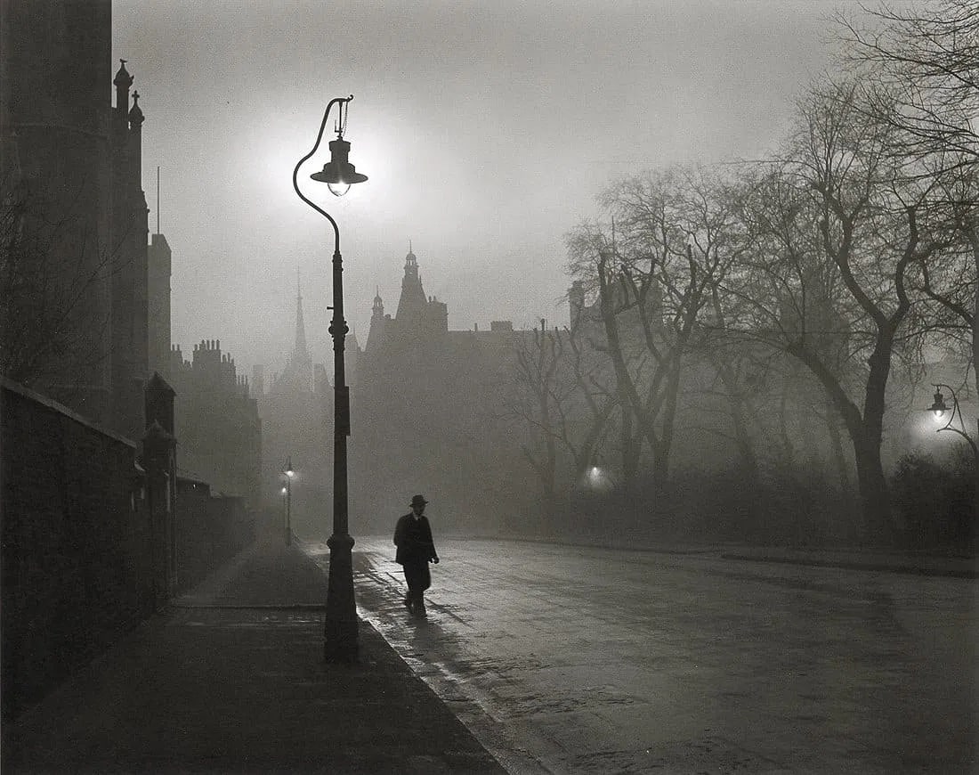 Rene Groebli (Swiss, 1927-2026) Print: Rene Groebli (Swiss, 1927-2026) Print. London in Bloomsbury, "1949". Printed in 2015, Germany. 10.9.00 x 8.65 inches. Photomechanical Print. Lots that contain nudity have been partially obscured in