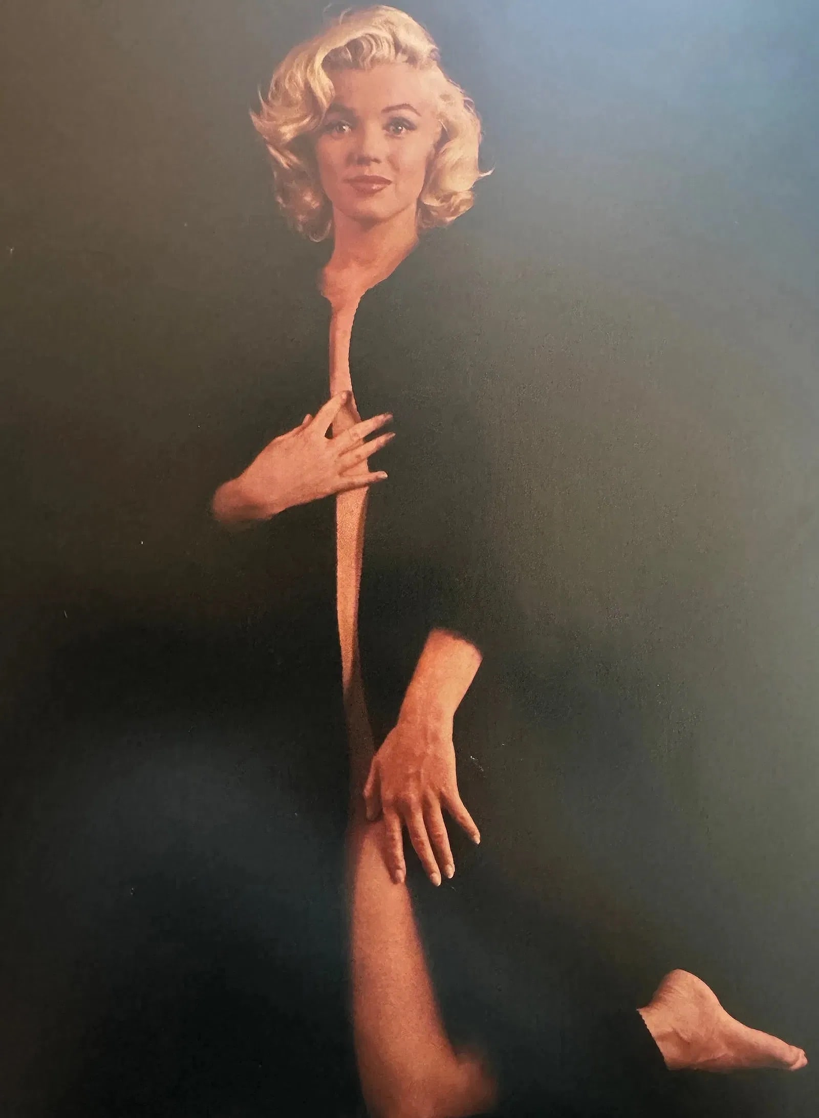 Milton Greene (American, 1922-1985) Marilyn Monroe Print: Milton Greene (American, 1922-1985) Print. Marilyn Monroe, Los Angeles, "1954". 10.35 x 9.00 inches. Printed in 1973. Photomechanical Print. Lots that contain nudity have been partially obscured in