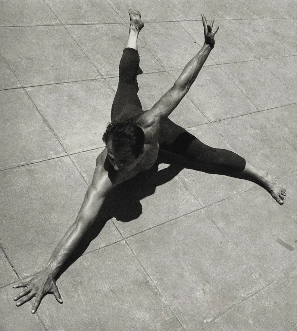 Imogen Cunningham (American, 1883-1976) Print: Imogen Cunningham (American, 1883-1976) Print. Jose Limon , Dancer 4, "1939". Printed in 2001, Italy. 7.00 x 7.85 inches. Photomechanical Print. Lots that contain nudity have been partially obscured
