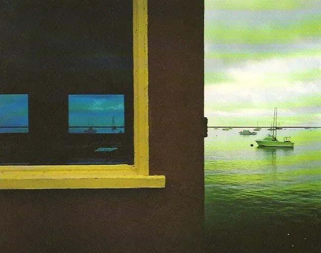 Alfred Seiland (Austria, b. 1952) Print: Alfred Seiland (Austria, b. 1952) Print. Sea Restaurant, Ca. 1979. Printed in 1990. 6.50 x 5.00 inches. Not hand-signed unless otherwise stated. Photomechanical Print. Lots that contain nudity have
