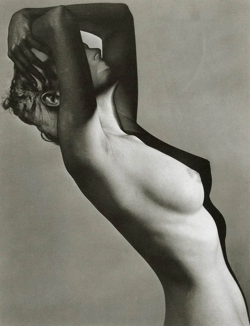 Erwin Blumenfeld (German-American, 1897-1969) Print: Erwin Blumenfeld (German-American, 1897-1969) Print. Paris, "1938". Printed in 1999, Hong Kong. 7.85 x 10.25 inches. Photomechanical Print. Lots that contain nudity have been partially obscured in