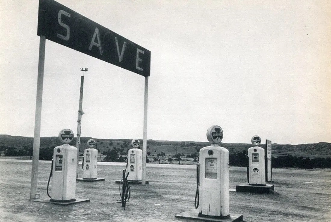 Robert Frank (Swiss-American, 1924-2019) Print: Robert Frank (Swiss-American, 1924-2019) Print. Santa Fe. Printed in 1958, France. 8.00 x 5.00 inches. Gravure. Photomechanical Print. Lots that contain nudity have been partially obscured in the