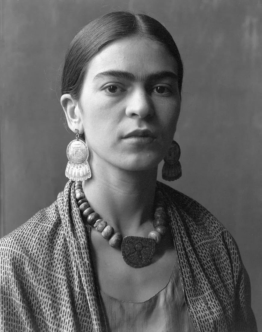 Imogen Cunningham (American, 1883-1976) Print: Imogen Cunningham (American, 1883-1976) Print. Frida Kahlo, "1931". Printed in 2021, Italy. 14.00 x 11.00 inches. Taschen GmbH. Heliogravure. Photomechanical Print. Lots that contain nudity have been
