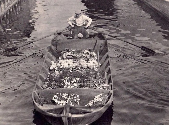 L Blok Print: L Blok Print. Flower Boat. Printed in 1932. 8.50 x 6.00 inches. Not hand-signed unless otherwise stated. Photomechanical Print. Lots that contain nudity have been partially obscured in the listing; un