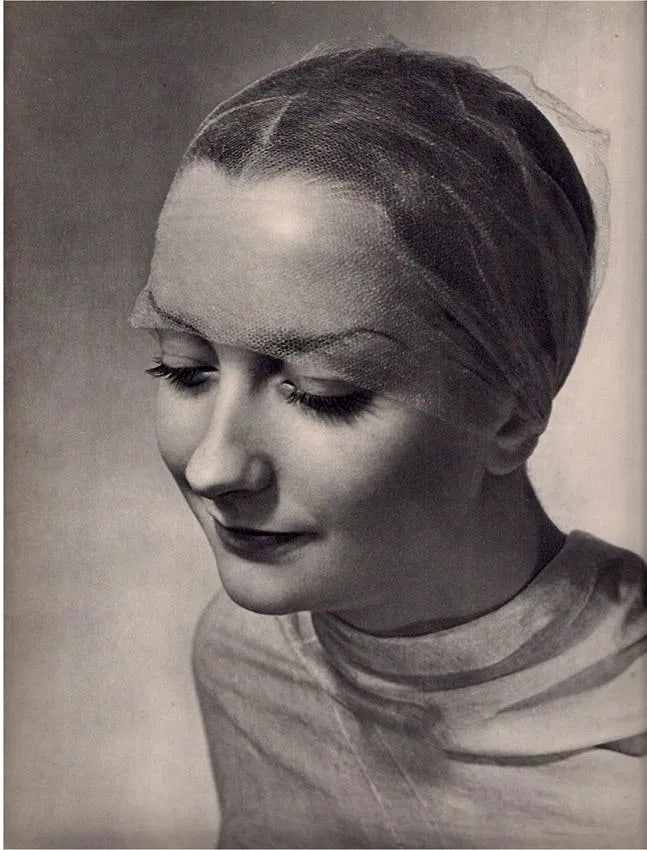 Ewin Blumenfeld (American, 1897-1969) Print: Ewin Blumenfeld (American, 1897-1969) Print. Portrait. Printed in 1938. 9.00 x 11.00 inches. Not hand-signed unless otherwise stated. Photomechanical Print. Lots that contain nudity have been