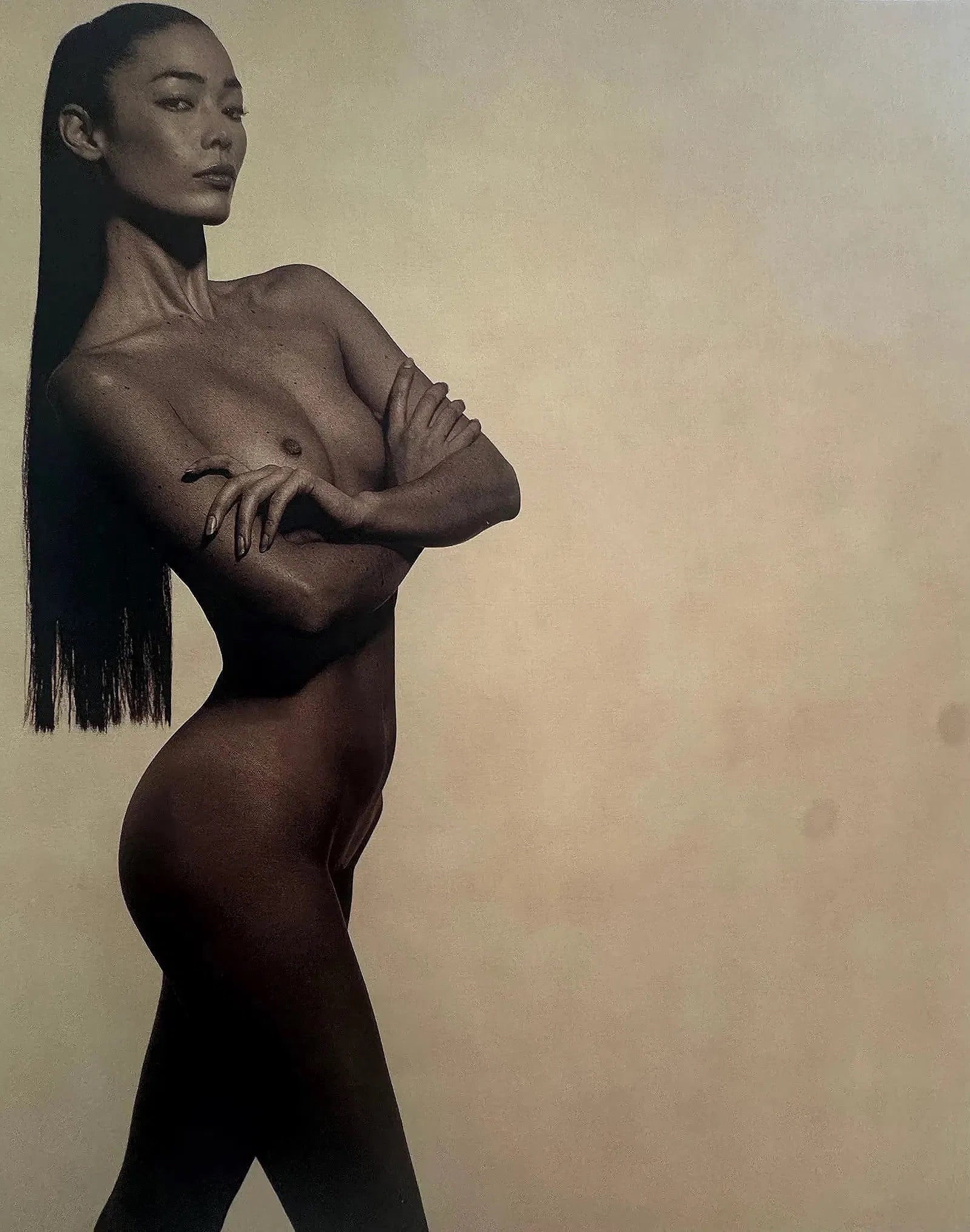 Karl Lagerfeld (German, 1933-2019) Cecilia Dean Print: Karl Lagerfeld (German, 1933-2019) Cecilia Dean Print. Printed in 1997. From an edition of 5000. 14.00 x 11.30 inches. Unsigned and unnumbered. Photomechanical Print. Lots that contain nudity have