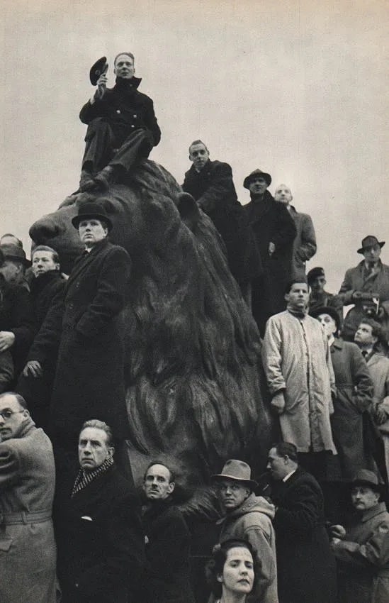 Henri Cartier-Bresson (French, 1908- 2004) Print: Henri Cartier-Bresson (French, 1908- 2004) Print. Funeral of George VI. Printed in 1955. 9.00 x 13.00 inches. Not hand-signed unless otherwise stated. Photomechanical Print. Lots that contain nudity h