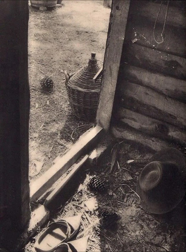 Roger Parry Print: Roger Parry Print. "Shed". Printed in 1930. 7.00 x 9.00 inches. Not hand-signed unless otherwise stated. Photomechanical Print. Lots that contain nudity have been partially obscured in the listing;