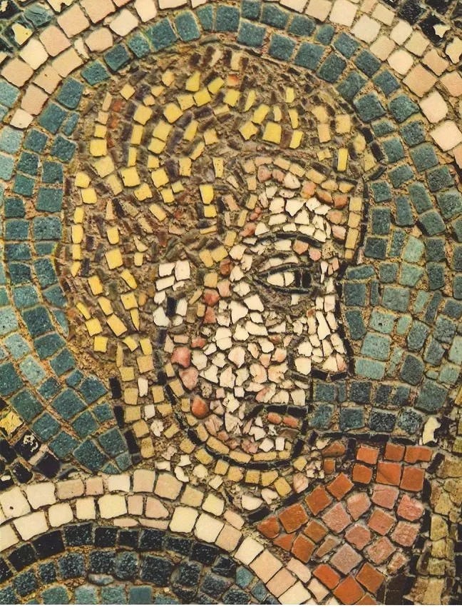 Alexander Paul Print: Alexander Paul Print. Mosaic, Apostles. Printed in 1950-60. 10.00 x 13.00 inches. Not hand-signed unless otherwise stated. Photomechanical Print. Lots that contain nudity have been partially obscured