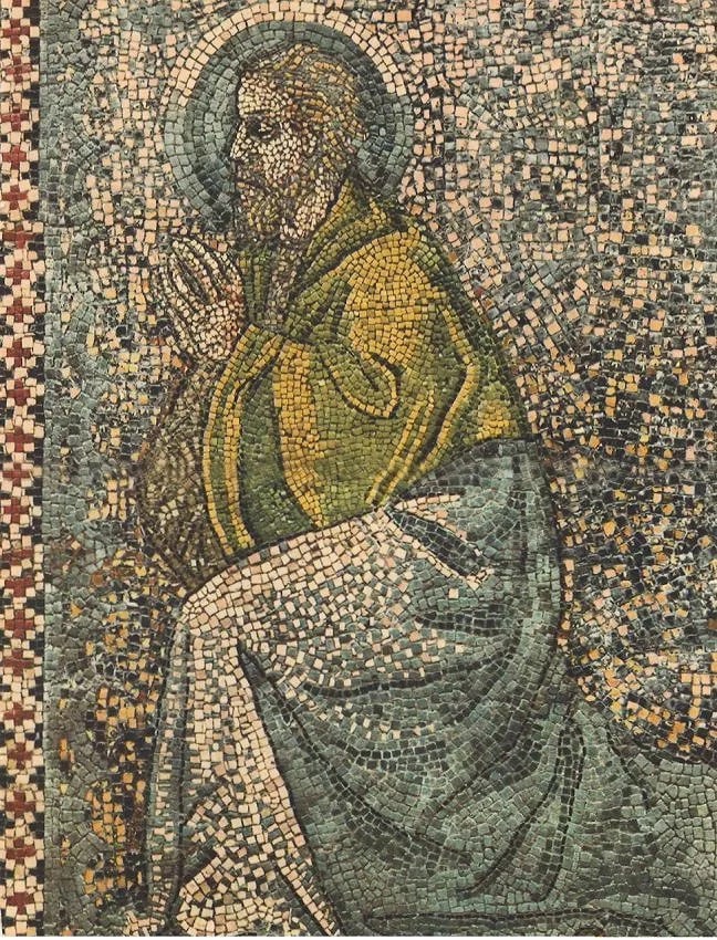 Alexander Paul Print: Alexander Paul Print. Mosaic, Apostles. Printed in 1950-60. 10.00 x 13.00 inches. Not hand-signed unless otherwise stated. Photomechanical Print. Lots that contain nudity have been partially obscured