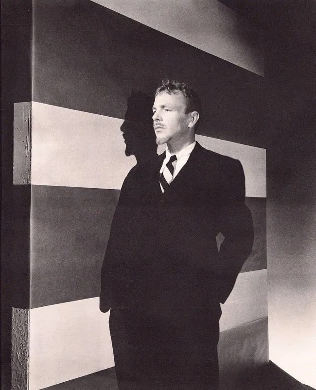George Platt-Lynes (American, 1907-1955) Print: George Platt-Lynes (American, 1907-1955) Print. Jared French, "1939". Printed in 1994. 9.50 x 12.00 inches. Not hand-signed unless otherwise stated. Photomechanical Print. Lots that contain nudity hav