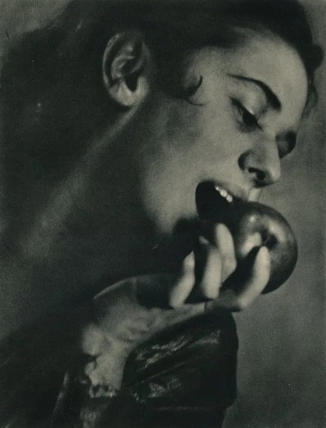 Charles Sheeler (American, 1883-1965) Print: Charles Sheeler (American, 1883-1965) Print. Temptation (Study of Lil Liandre). Printed in 1937. 8.00 x 10.50 inches. Not hand-signed unless otherwise stated. Photomechanical Print. Lots that contain
