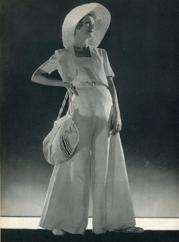 Edward Steichen (Luxembourgish-American, 1879-1973) Print: Edward Steichen (Luxembourgish-American, 1879-1973) Print. "Fashion". Printed in 1931. 9.00 x 10.50 inches. Not hand-signed unless otherwise stated. Photomechanical Print. Lots that contain nudity