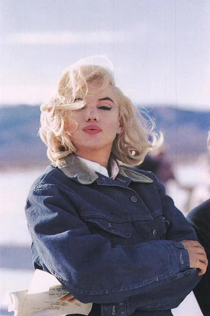 Eve Arnold (American, 1912-2012) Print: Eve Arnold (American, 1912-2012) Print. Marilyn Monroe, Set of Misfits, Nevada, "1960". Printed in 1987, USA. 6.00 x 9.00 inches. Photomechanical Print. Lots that contain nudity have been partially ob