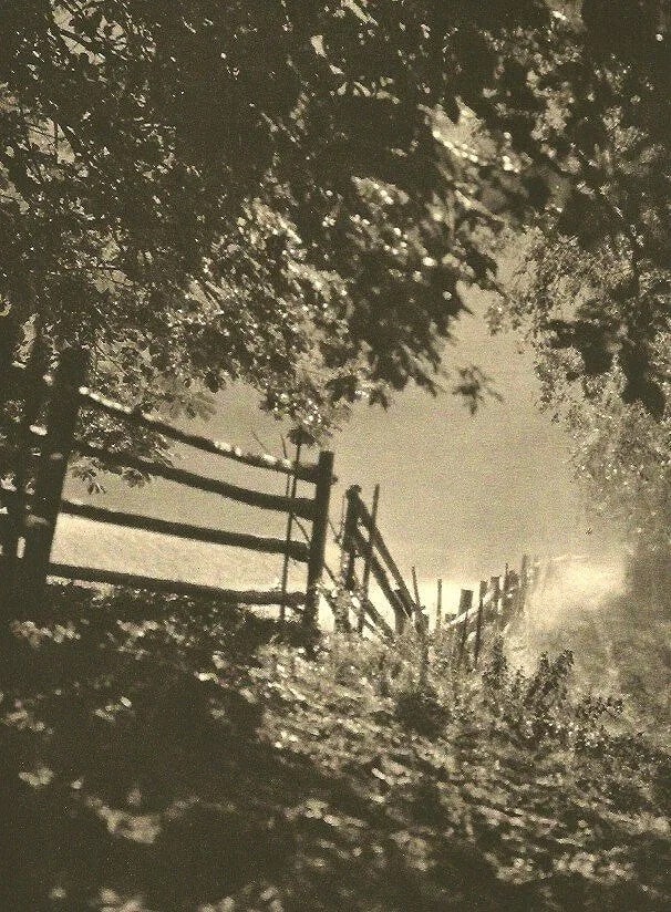 E.O. Hoppé (British, 1878-1972) Print: E.O. Hoppé (British, 1878-1972) Print. New Hampshire Morning. Printed in 1927. 6.00 x 8.25 inches. Not hand-signed unless otherwise stated. Photomechanical Print. Lots that contain nudity have been p
