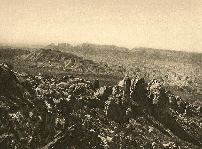 E.O. Hoppé (British, 1878-1972) Print: E.O. Hoppé (British, 1878-1972) Print. Painted Desert. Printed in 1927. 8.25 x 6.00 inches. Not hand-signed unless otherwise stated. Photomechanical Print. Lots that contain nudity have been