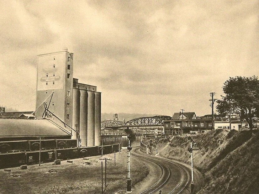 E.O. Hoppé (British, 1878-1972) Print: E.O. Hoppé (British, 1878-1972) Print. Portland Oregon. Printed in 1927. 8.25 x 6.00 inches. Not hand-signed unless otherwise stated. Photomechanical Print. Lots that contain nudity have been