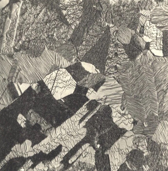Military Technical School Print: Military Technical School Print. Micrograph of Copper. Printed in 1931.70 x 7.00 inches. Not hand-signed unless otherwise stated. Photomechanical Print. Lots that contain nudity have been partially