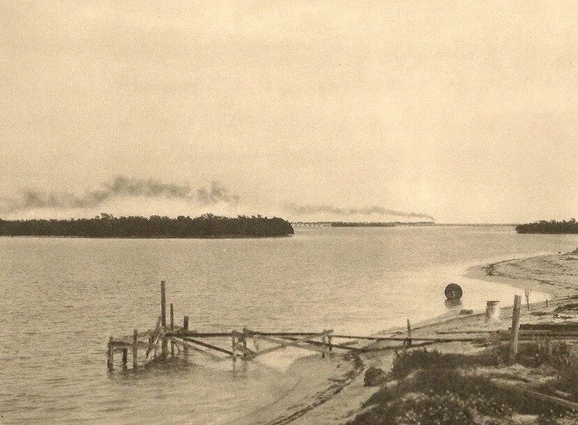 E.O. Hoppé (British, 1878-1972) Print: E.O. Hoppé (British, 1878-1972) Print. Viaduct, Florida Keys. Printed in 1927. 8.25 x 6.00 inches. Not hand-signed unless otherwise stated. Photomechanical Print. Lots that contain nudity have been