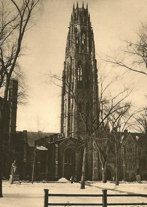 E.O. Hoppé (British, 1878-1972) Print: E.O. Hoppé (British, 1878-1972) Print. Yale University, Connecticut. Printed in 1927. 6.00 x 8.25 inches. Not hand-signed unless otherwise stated. Photomechanical Print. Lots that contain nudity