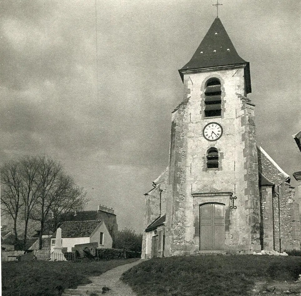 Roger Schall (French, 1904-1995) Print: Roger Schall (French, 1904-1995) Print. Church in Roissy-en-France. Printed in 1950. 6.5 x 6.5 inches. Not hand-signed unless otherwise stated. Photomechanical Print. Lots that contain nudity have
