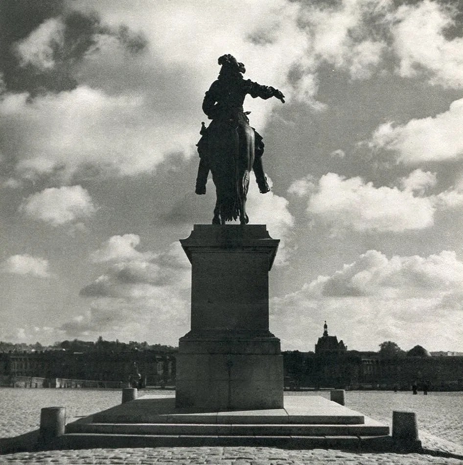 Roger Schall (French, 1904-1995) Print: Roger Schall (French, 1904-1995) Print. Louis XIV. Printed in 1950. 6.5 x 6.5 inches. Not hand-signed unless otherwise stated. Photomechanical Print. Lots that contain nudity have been partially obscu