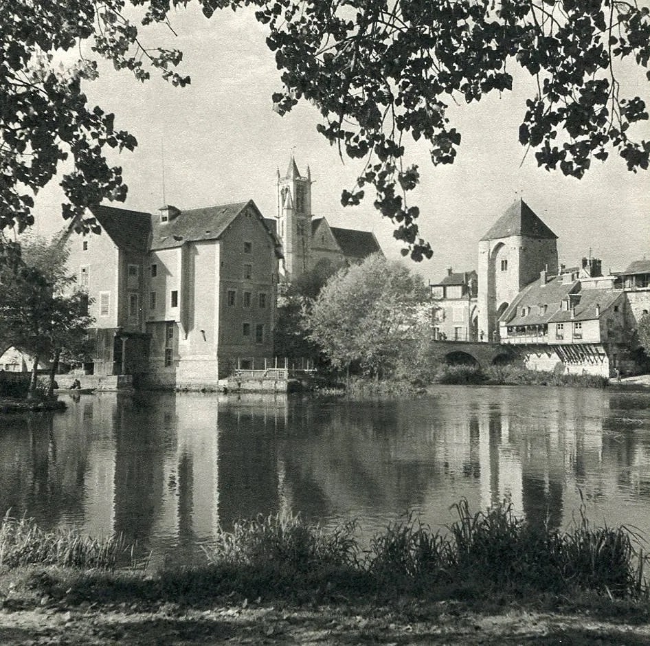 Roger Schall (French, 1904-1995) Print: Roger Schall (French, 1904-1995) Print. Moret-sur-Loing. Printed in 1950. 6.5 x 6.5 inches. Not hand-signed unless otherwise stated. Photomechanical Print. Lots that contain nudity have been