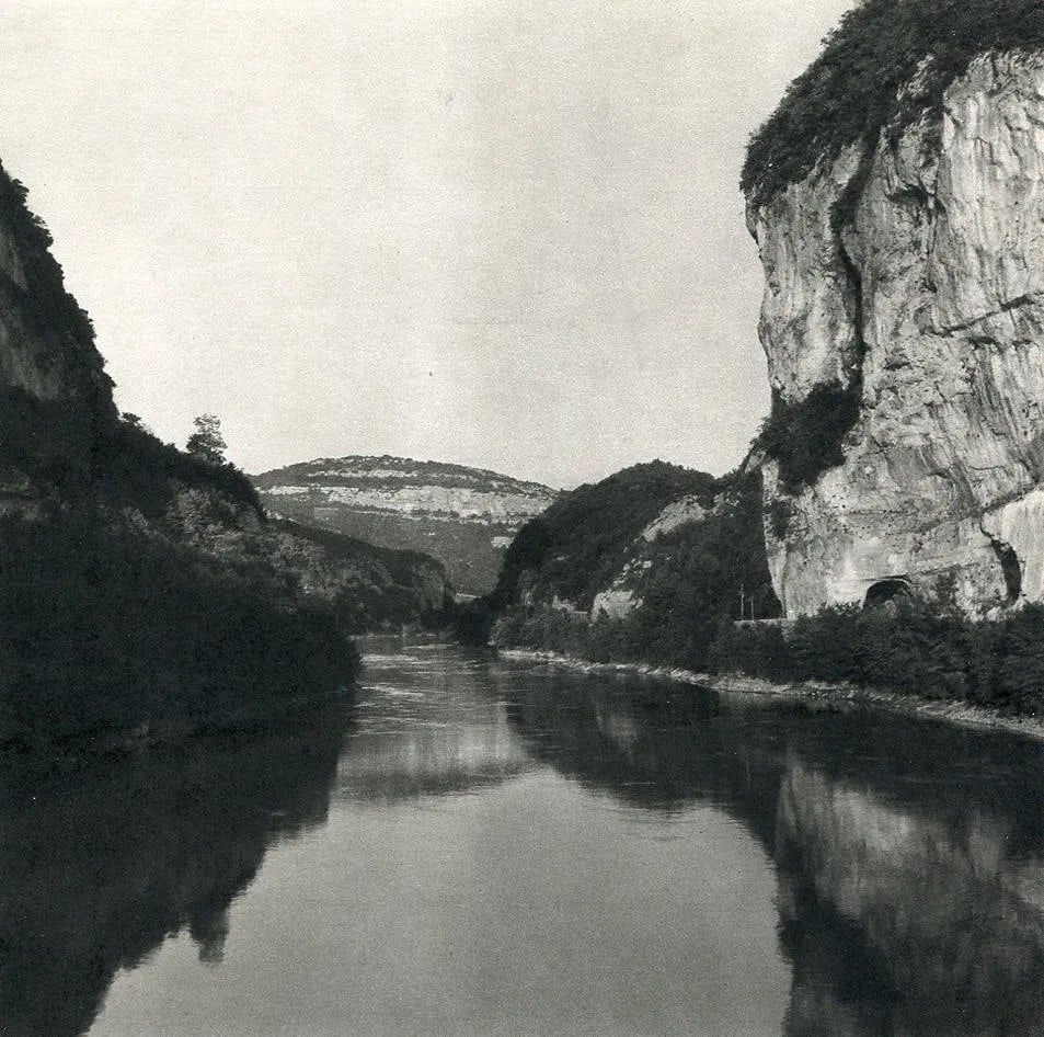 Roger Schall (French, 1904-1995) Print: Roger Schall (French, 1904-1995) Print. Rhone River. Printed in 1950. 7 x 6.5 inches. Not hand-signed unless otherwise stated. Photomechanical Print. Lots that contain nudity have been partially obscu