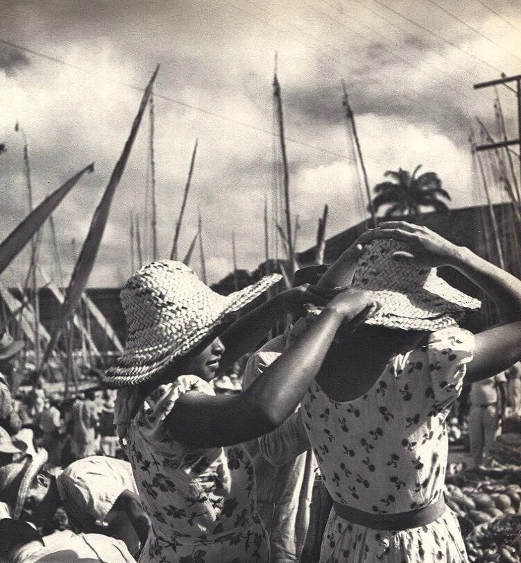 Pierre Verger (French, 1902-1996) Print: Pierre Verger (French, 1902-1996) Print. Scenes of the port. Saveiros. Printed in 1955. 7.50 x 8.00 inches. Not hand-signed unless otherwise stated. Photomechanical Print. Lots that contain nudity hav
