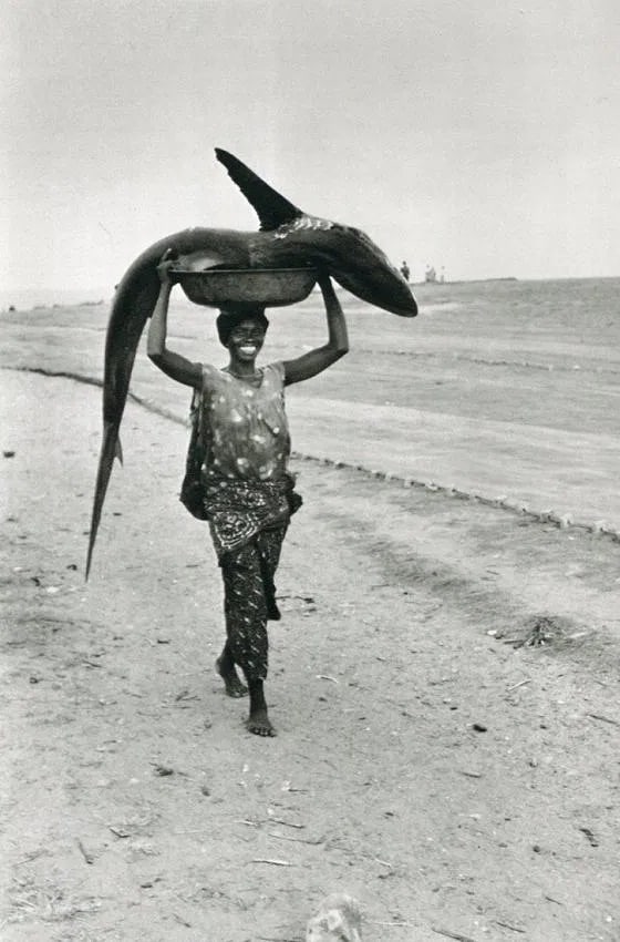 Edouard Boubat (French, 1923-1999) Print: Edouard Boubat (French, 1923-1999) Print. Ghana, "1960". Printed in 1988. 6.00 x 8.50 inches. Not hand-signed unless otherwise stated. Photomechanical Print. Lots that contain nudity have been