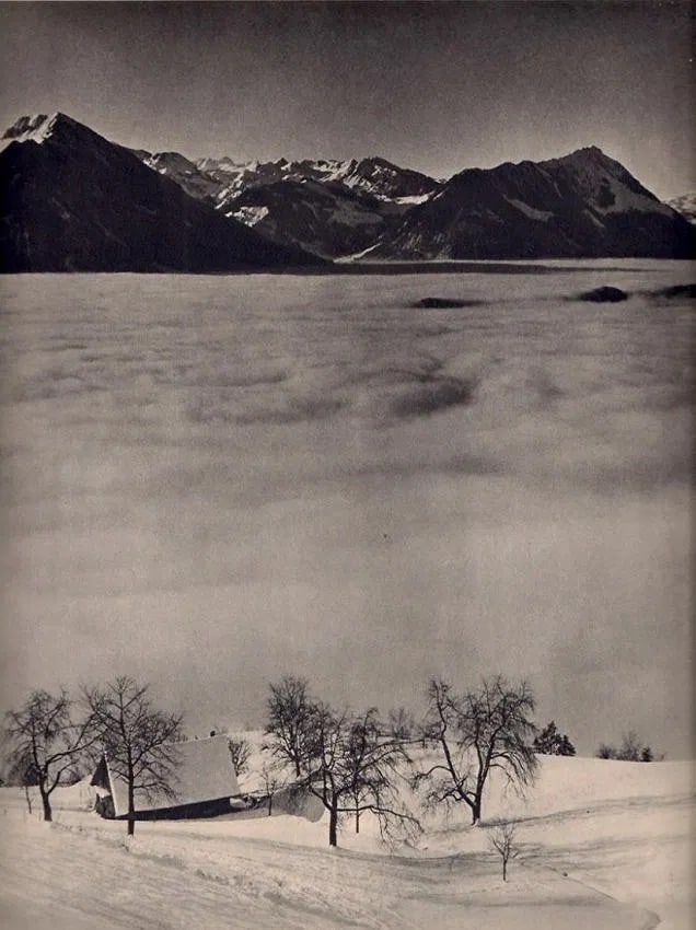 Eidenbenz Print: Eidenbenz Print. Paysage. Printed in 1937. 9.00 x 11.00 inches. Not hand-signed unless otherwise stated. Photomechanical Print. Lots that contain nudity have been partially obscured in the listing; un