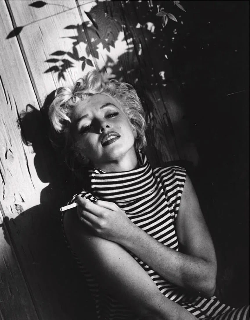 Marilyn Monroe Photographic Print: Marilyn Monroe Photographic Print. With Cigarette, "1954" Print. Photomechanical Print. Lots that contain nudity have been partially obscured in the listing; unblurred images are available upon