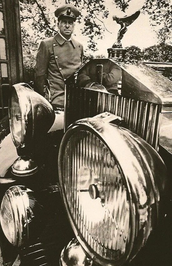 Jeanloup Sieff (French, 1933-2000) Print: Jeanloup Sieff (French, 1933-2000) Print. Chauffer, Rolls Royce. Printed in 1982. 5.50 x 8.50 inches. Not hand-signed unless otherwise stated. Photomechanical Print. Lots that contain nudity have been
