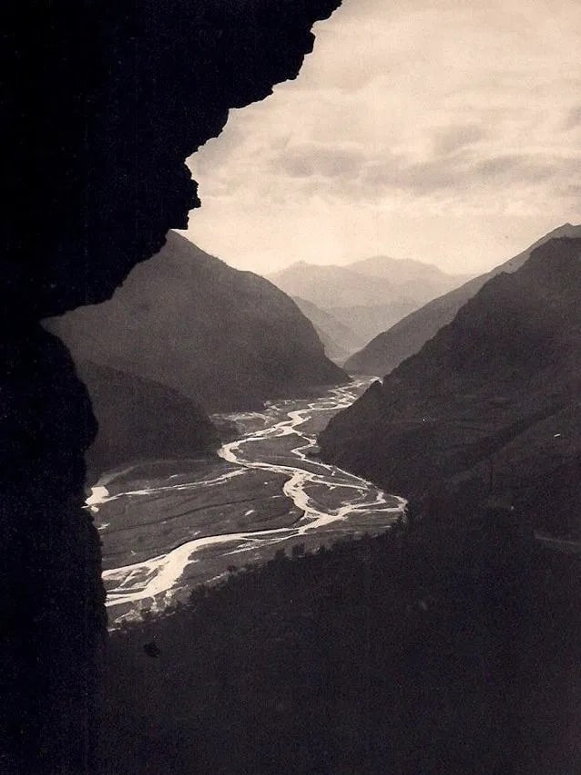 Rod Rieder Print: Rod Rieder Print. River Valley. Printed in 1935. 7.00 x 9.00 inches. Not hand-signed unless otherwise stated. Photomechanical Print. Lots that contain nudity have been partially obscured in the