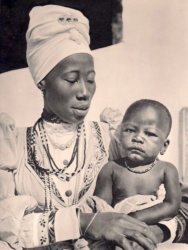 Ilse Steinhoff (German, 1909-1974) Print: Ilse Steinhoff (German, 1909-1974) Print. Femme Herrero avec son Enfant. Printed in 1940. 7.00 x 9.00 inches. Not hand-signed unless otherwise stated. Photomechanical Print. Lots that contain nudity h