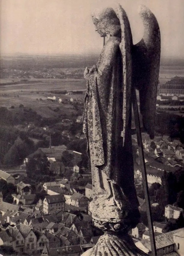 Andre Vigneau (French, 1892- 1968) Print: Andre Vigneau (French, 1892- 1968) Print. Cathedrale de Chartres. Printed in 1935. 9.00 x 11.00 inches. Not hand-signed unless otherwise stated. Photomechanical Print. Lots that contain nudity have be
