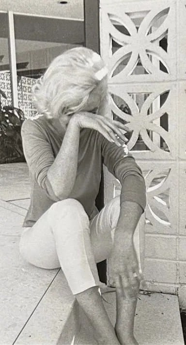 George Barris (American, 1922-2016) Print: George Barris (American, 1922-2016) Print. Marilyn Monroe. From the Original Negative. Printed in 1987, Edward Weston Collection. Photomechanical Print. Lots that contain nudity have been partially ob