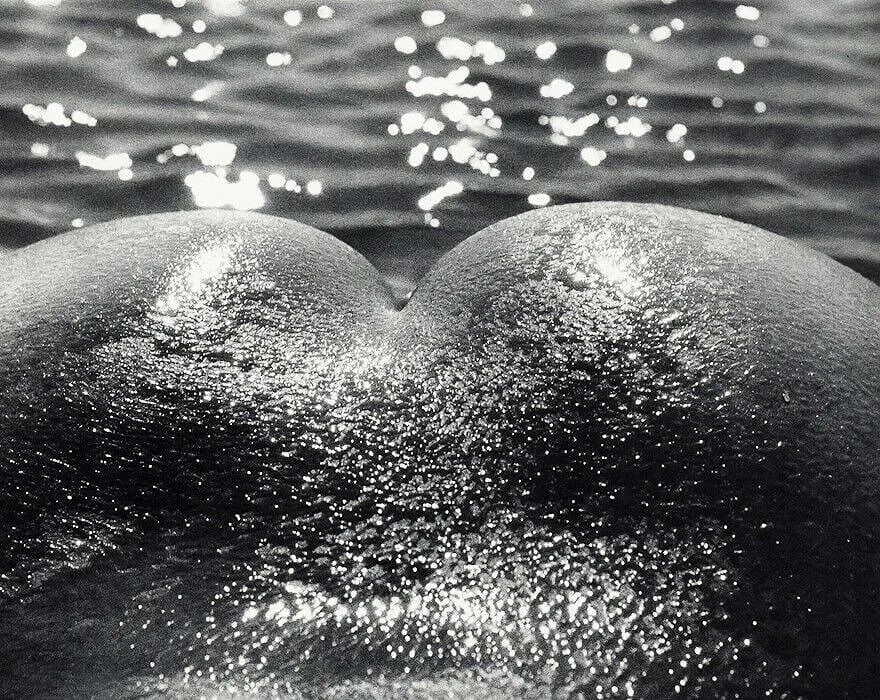 Lucien Clergue (French, 1934-2014) Print: Lucien Clergue (French, 1934-2014) Print. Nee De La Vague. Printed in 1968-1970, Paris, France. 9.50 x 6.50 inches. Heliogravure. Not hand-signed unless otherwise stated. Photomechanical Print. Lots