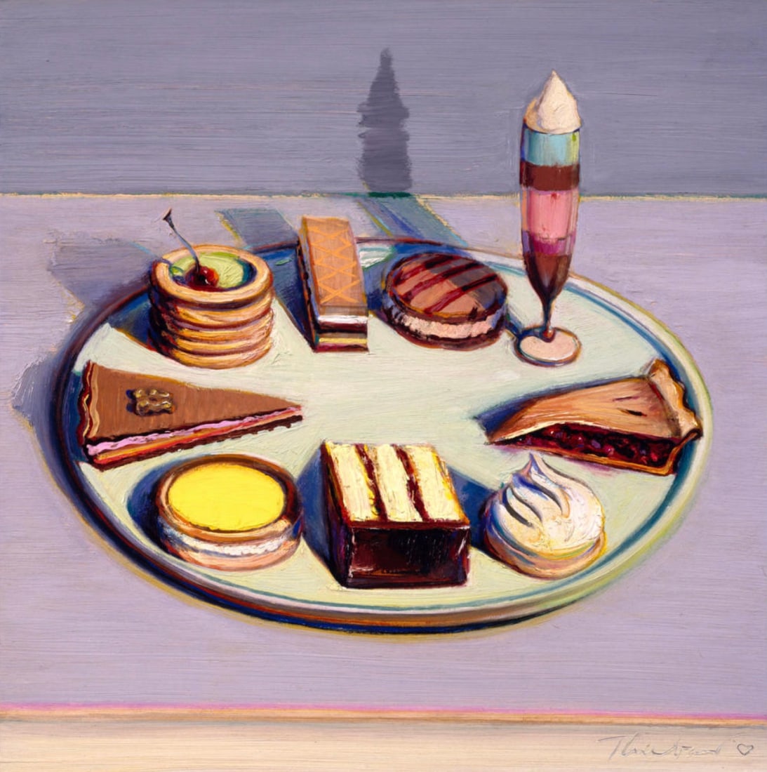 After Wayne Thiebaud (American, 1920-2021) Print (1 of 3)